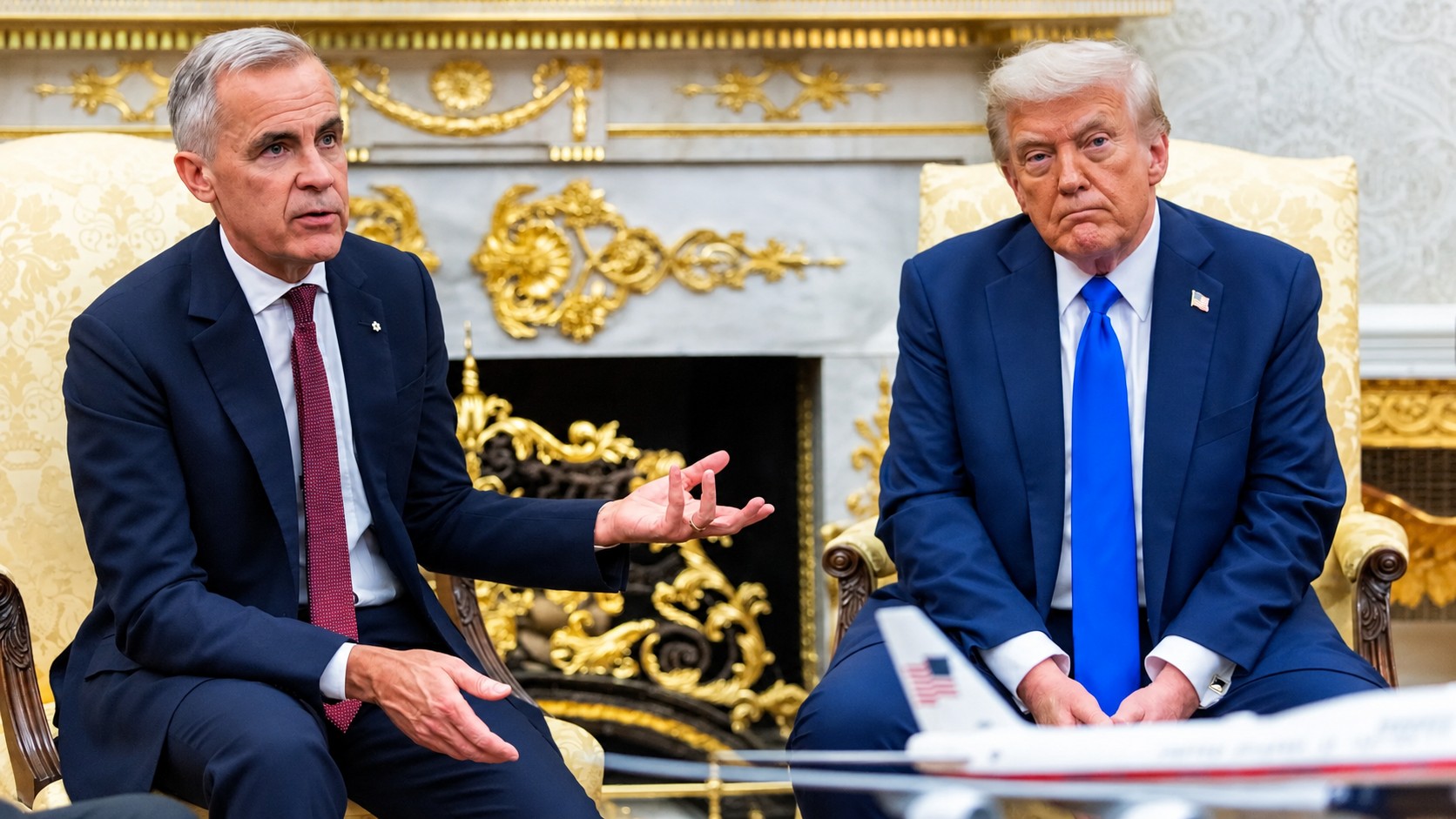 Trump Says Canada Is “Willing to Give Us Anything” as He Predicts Trade War Will End “Pretty Soon”