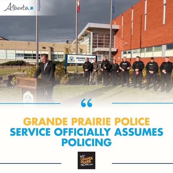 Grande Prairie Replaces RCMP With Its Own Police Force After 83 Years as Alberta Adds $2M for New 911 Dispatch Centre