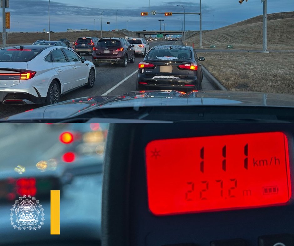 Calgary Driver Clocked at 111 km/h in a 60 Zone on 96 Avenue N.E., Faces $1,200 Fine and 30-Day Suspension Plus $1,273 in Tickets