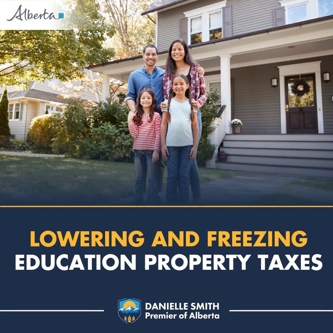Alberta Cuts Education Property Tax Rate and Freezes It for 3 Years: What It Means for Calgary and Edmonton Homeowners